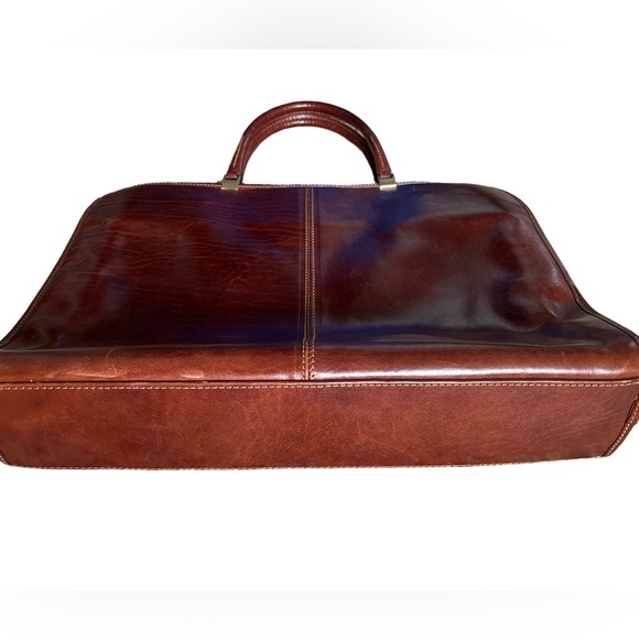 Authentic Chiarugi Genuine Leather Briefcase - Picture 11 of 15